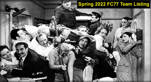 Nine Teams for Spring 2022!